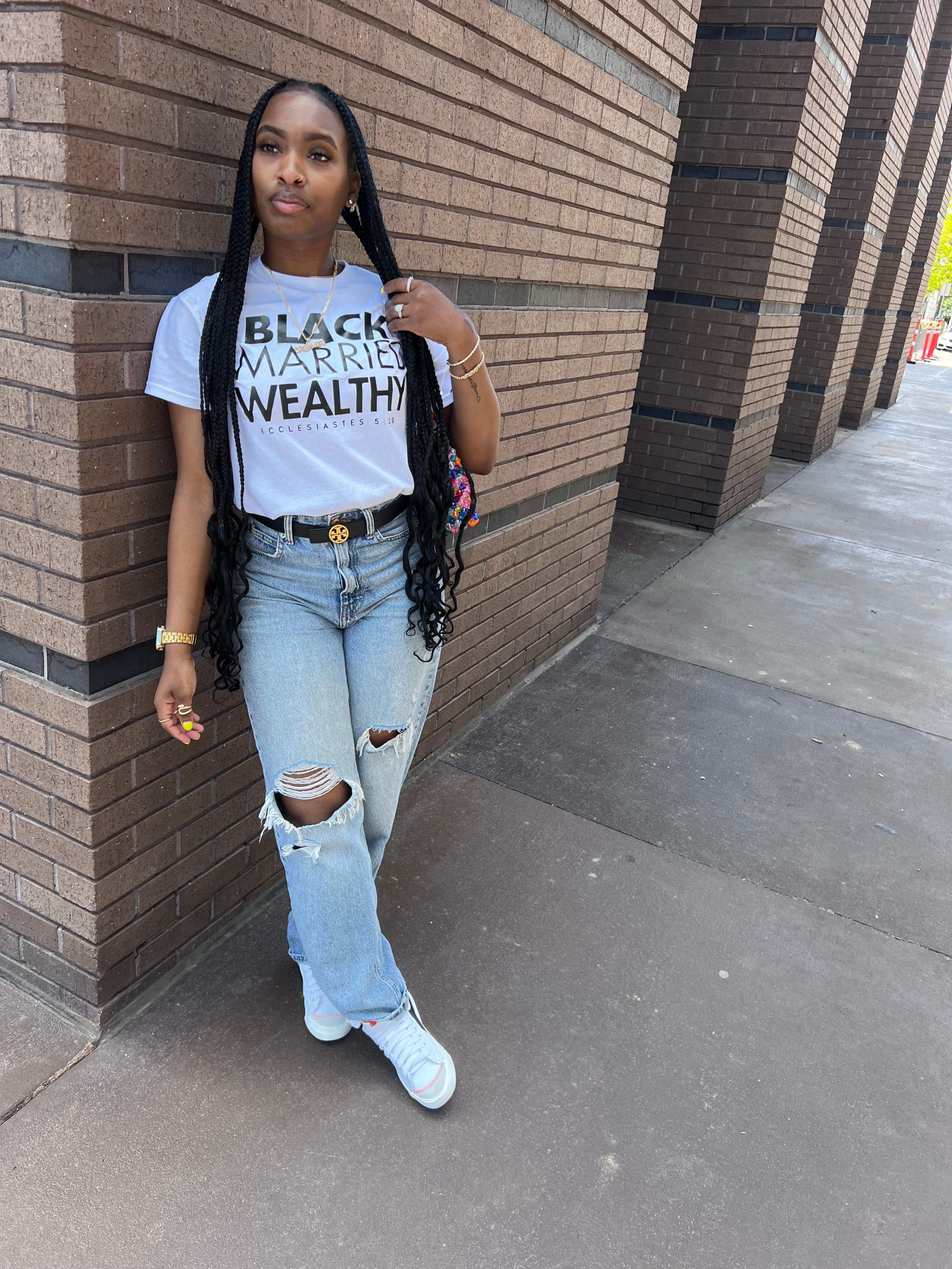 Black Married Wealthy Tee